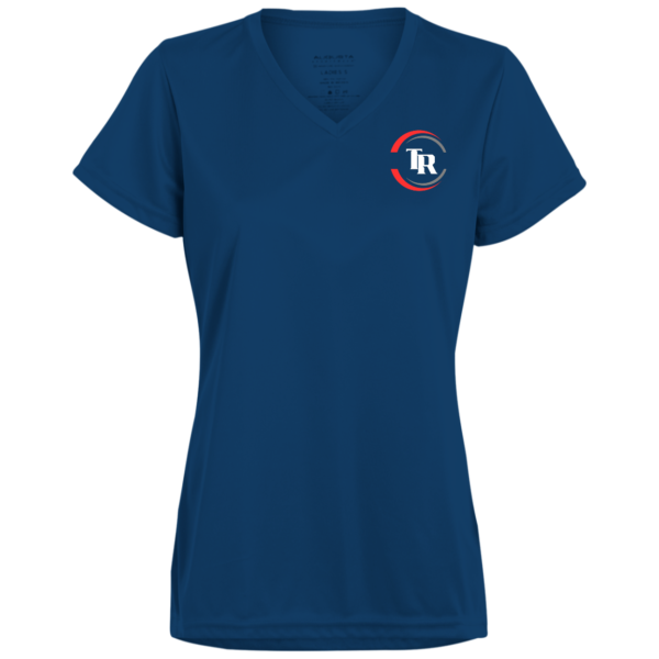 1790 Ladies’ Moisture-Wicking V-Neck Tee - Image 5