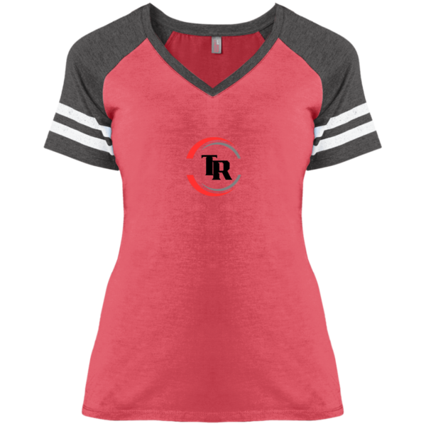 T-Ripped Ladies' Game V-Neck T-Shirt - Image 3