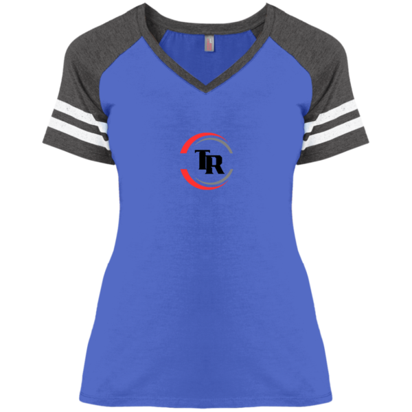 T-Ripped Ladies' Game V-Neck T-Shirt - Image 5