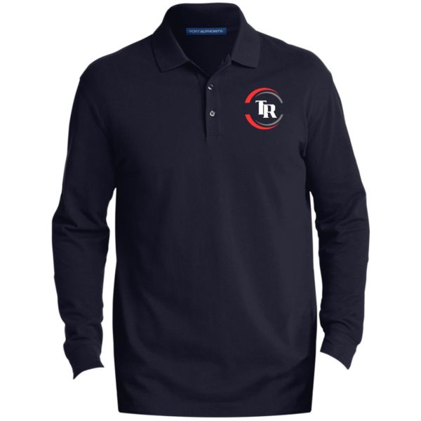 Men's Long Sleeve Polo - Image 2