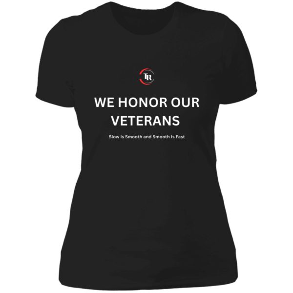 We Honor Our Vet's Premium Ladies Tee - Image 2