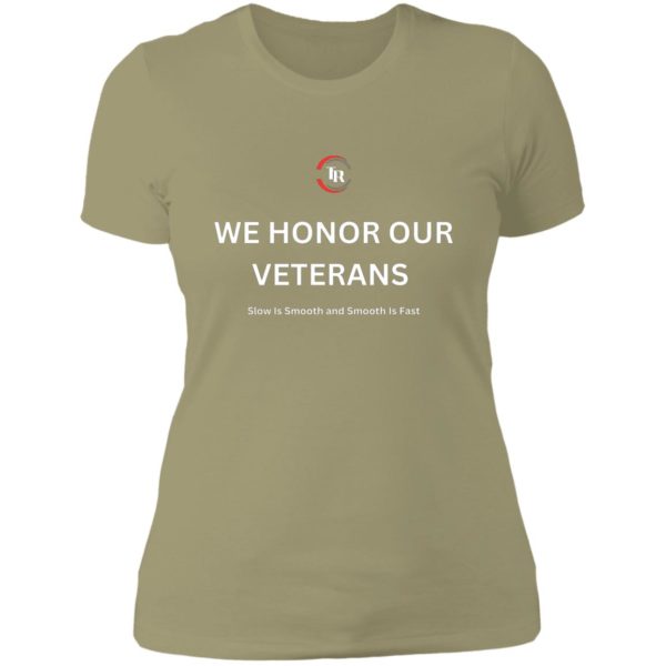 We Honor Our Vet's Premium Ladies Tee - Image 3